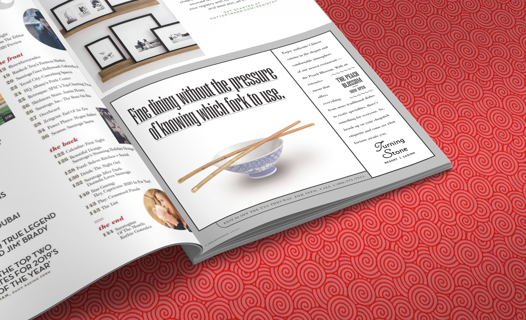 Peach Blossom Magazine Ad