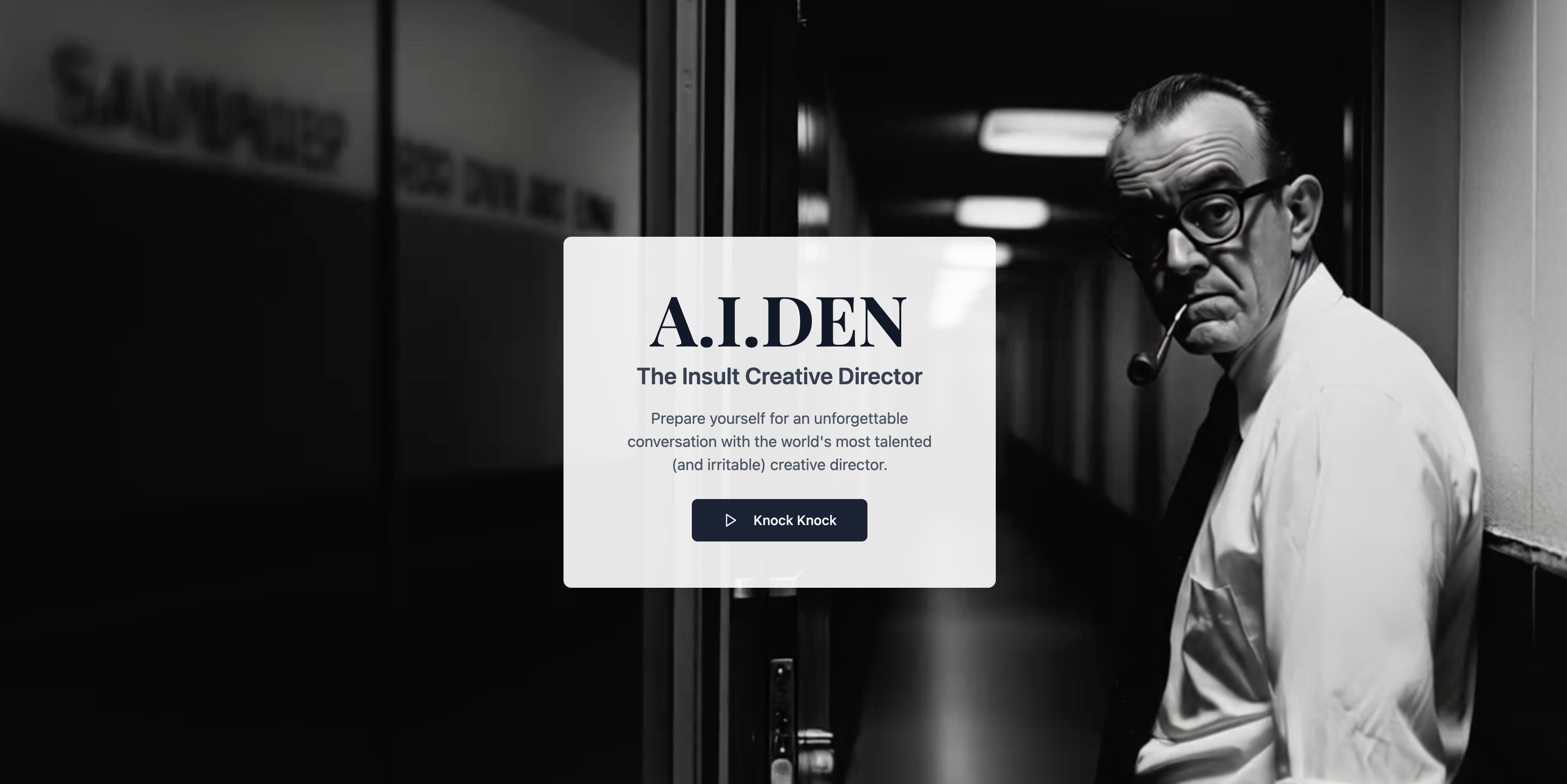 A.I.den – The Insult Creative Director
