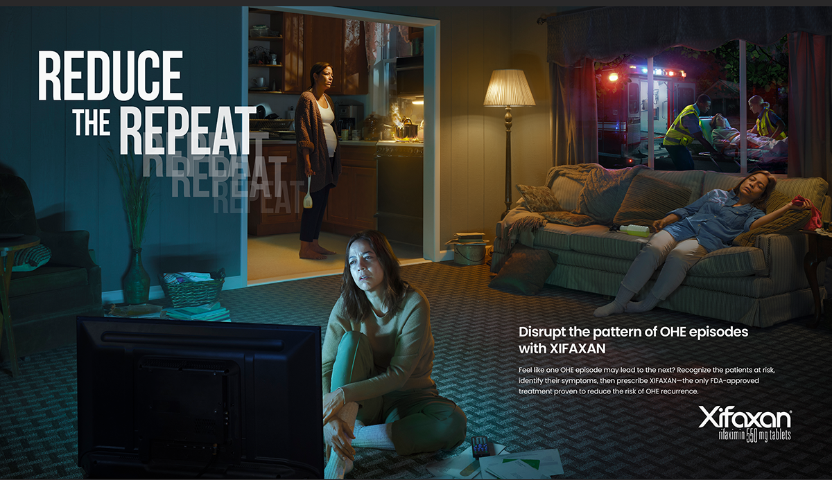 Xifaxan print ad