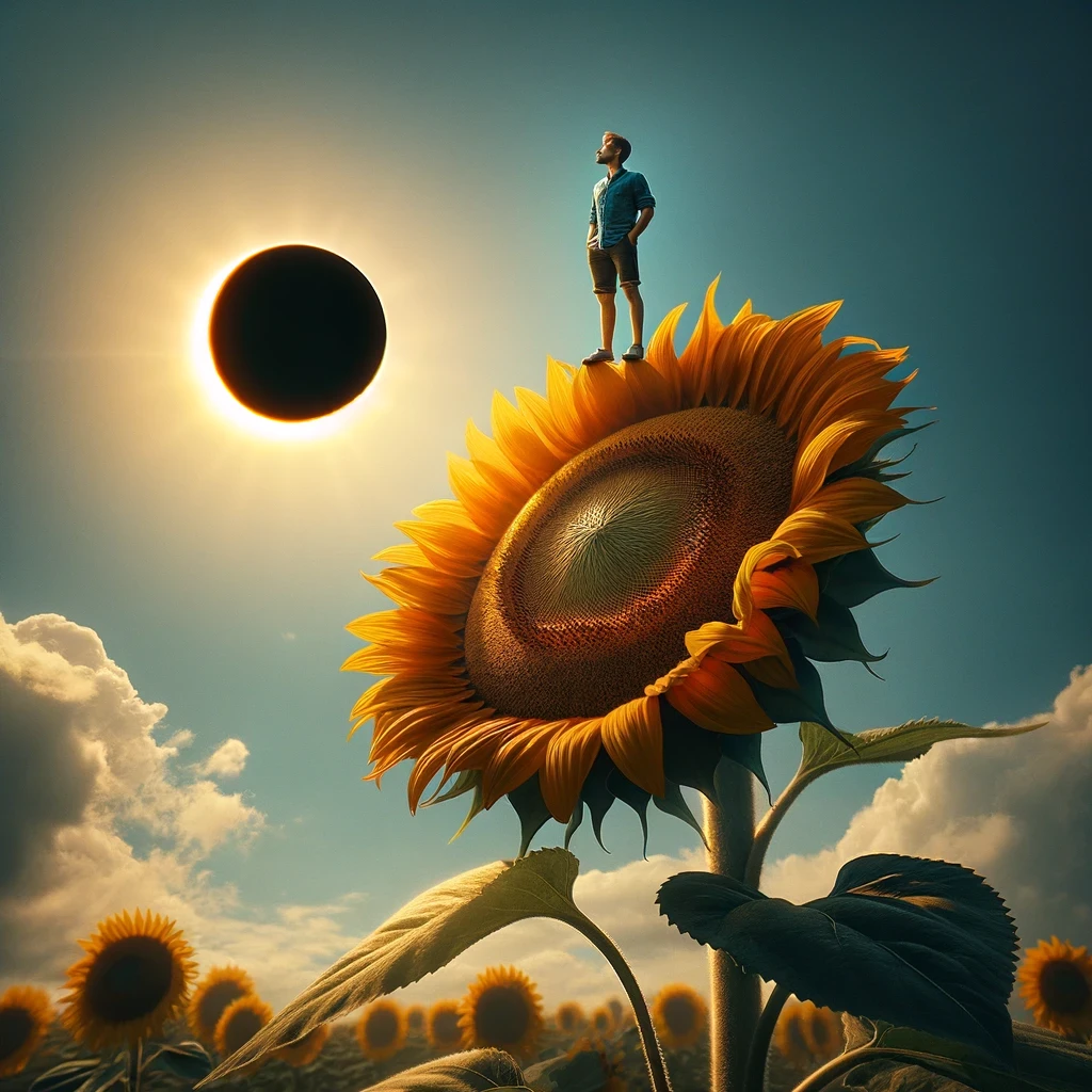 Sunflower eclipse